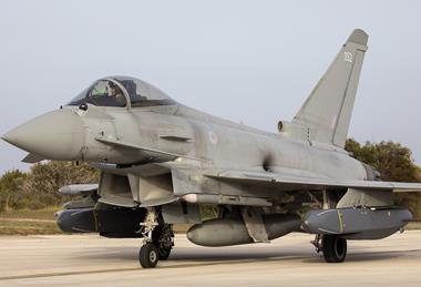RAF Typhoon with Storm Shadows