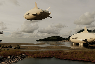 Airlander Military - Three aircraft-c-Hybrid Air Vehicles