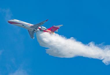 Comac C909 firefighting