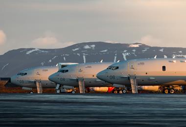 RAF P-8A Poseidons in Iceland