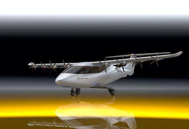 Electra Aero's concept for a nine-passenger electric commuter aircraft