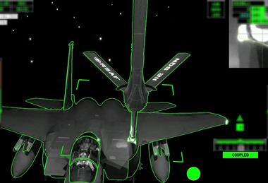 F-15 Night A3R Refuelling