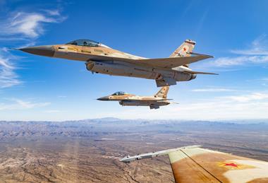 Top Aces F-16s over Arizona (Photo James DeBoer)