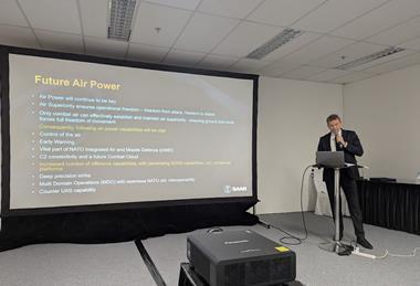 Peter Nilsson Saab briefing