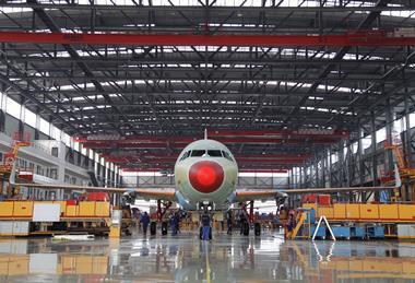 Airbus A320 Family Final Assembly Line in Tianjin