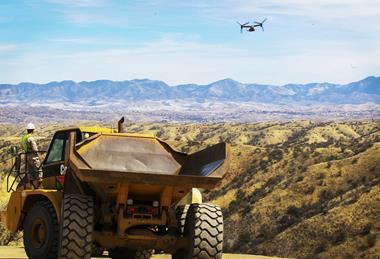 MV-22 flies over US Mexico border c USMC