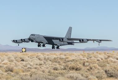B-52 at Edwards AFB c USAF