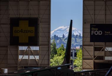 Boeing's 737 assembly facility in Renton, Washington 25 June 2024