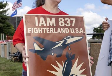 IAM 837 strike at Boeing