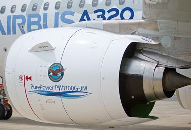 PW1100G on A320neo.
