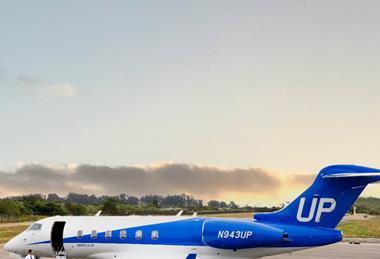 Wheels up Challenger