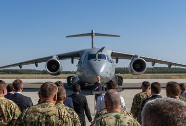 C-390 Hungary crowd