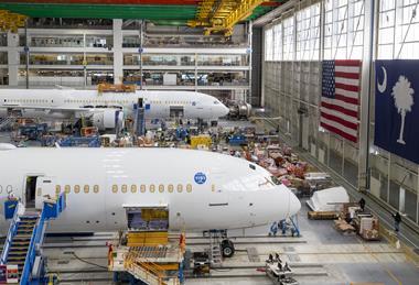 Boeing's North Charleston 787 assembly facility