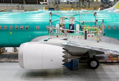 Boeing's 737 assembly facility in Renton, Washington 25 June 2024