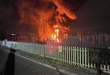 Heathrow substation fire