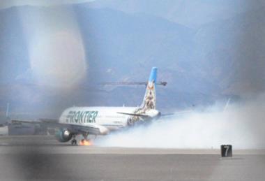 Frontier A321 brake fire