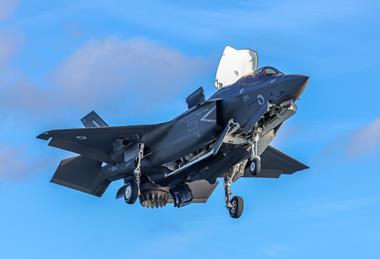 RAF F-35B hover