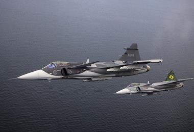 Swedish and Brazilian Gripen Es