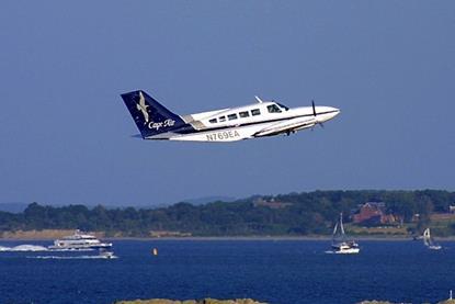 Cape Air in flight c Cape Air