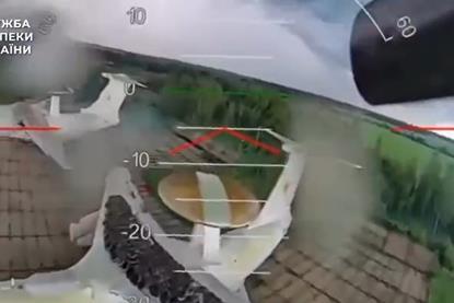 Russian A-50 Ukraine drone strike