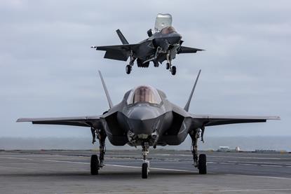 UK F-35 on HMS Prince of Wales