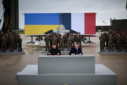 Ukraine France sign Rafale deal c Office of Ukrainian President