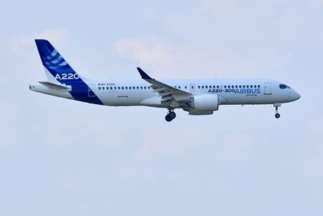 A220 landing-c-Airbus