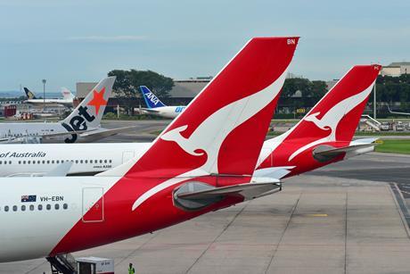 Qantas Tails c Shutterstock