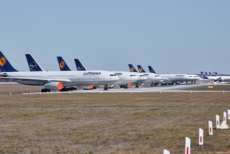 Lufthansa-stored fleet storage