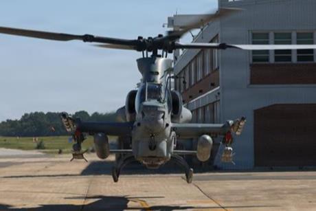 US Marine Corps AH-1Z with Red Wolf missiles
