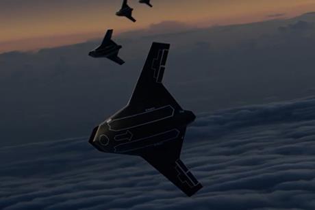 X-Bat formation in flight