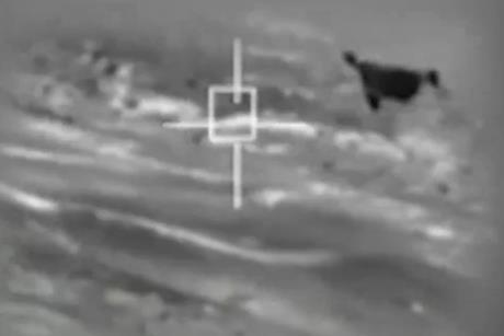 IAF gun camera footage of Iranian Shahed drone