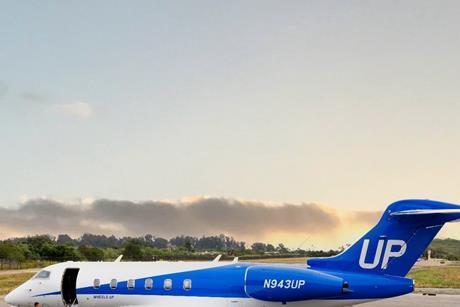 Wheels up Challenger