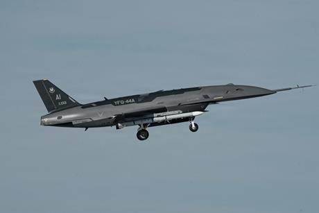 YFQ-44A with inert missiles c US Air Force