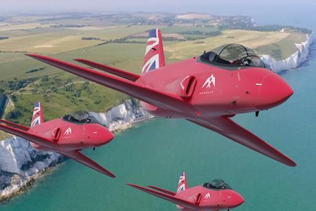 Aeralis Red Arrows rendering
