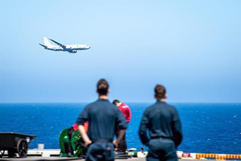 US Navy P-8A Taiwan Strait transit