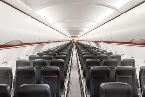Jetstar A321neo LR cabin rendering