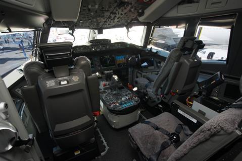 Boeing 777-9 cockpit