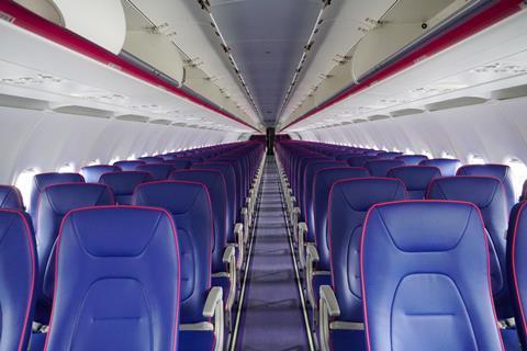 Wizz Air Airbus A321neo cabin