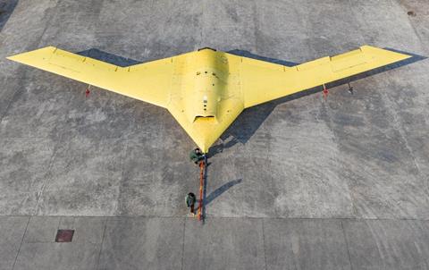 CH-7 overhead front view