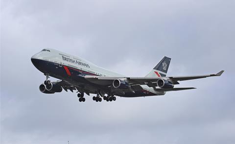 British Airways Landor retrojet Boeing 747-400