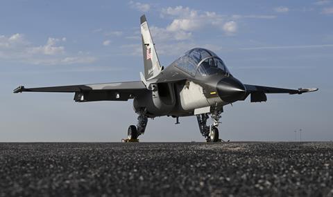 Beechcraft M-346N takeoff Wichita