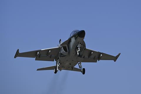 Beechcraft M-346N takeoff Wichita