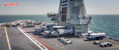 Aircraft on Flight deck
