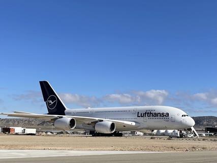 Lufthansa Airbus A380 out of storage2