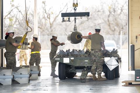 JDAM loading Dyess AFB c USAF