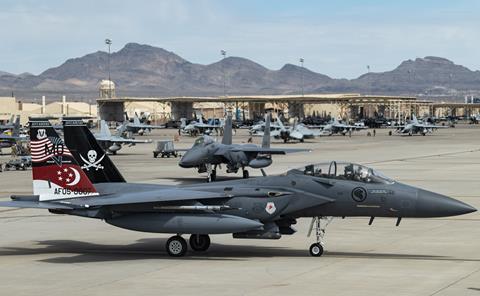 RSAF F-15SG Singapore at Nellis AFB c USAF