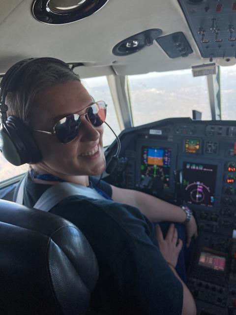 WIA Maria Pettit, Tailwind chief pilot