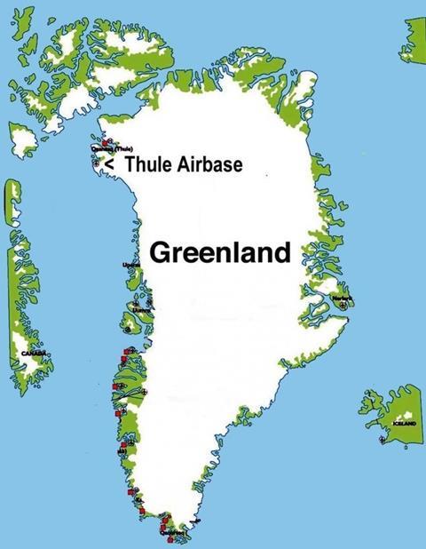 Thule AFB map