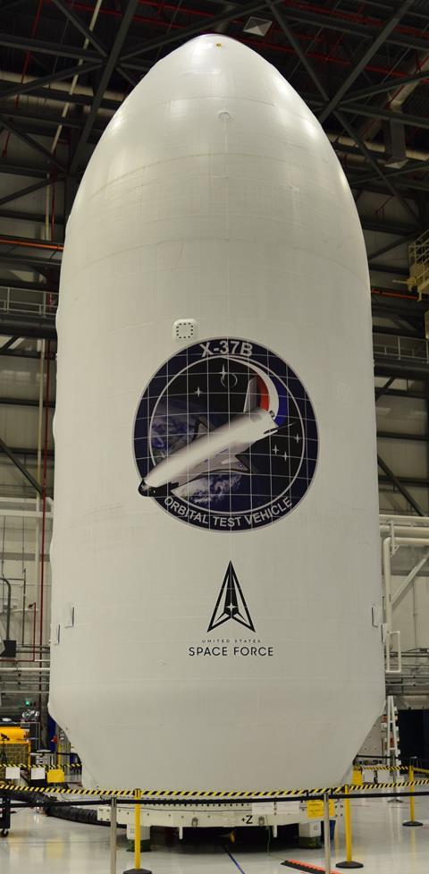 X-37B launch capsule package